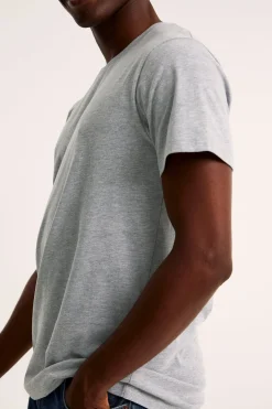 Regular t-shirt i bomullsmix