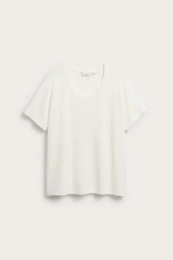 Regular t-shirt i viskosmix