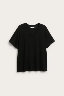Regular t-shirt i viskosmix
