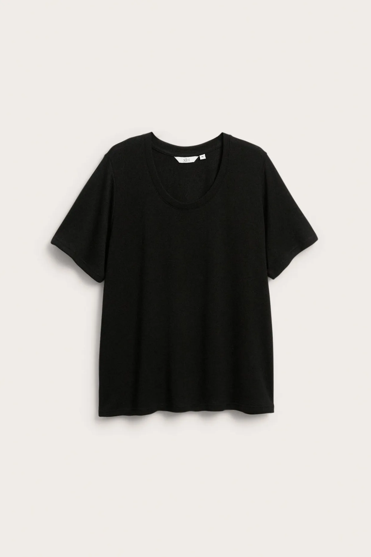 Regular t-shirt i viskosmix