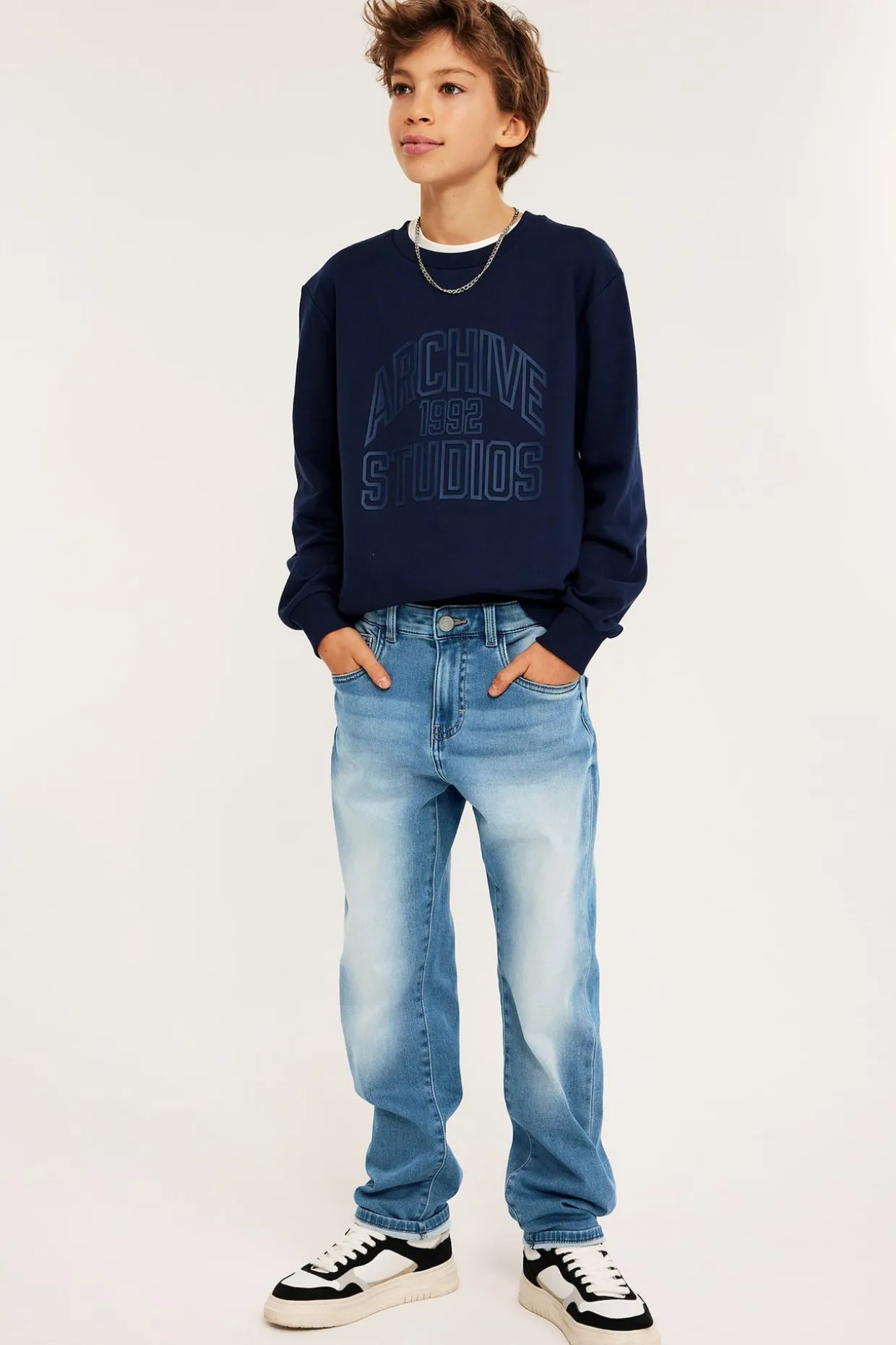 Relaxed jeans jogger denim