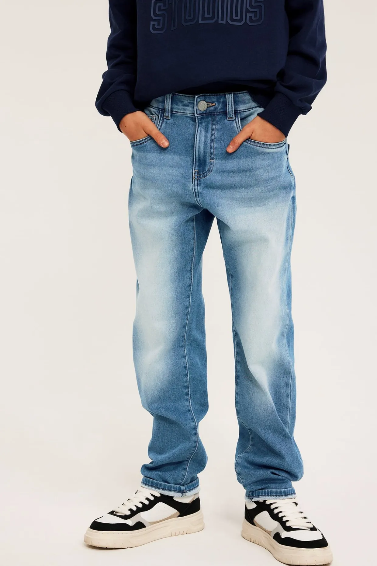 Relaxed jeans jogger denim