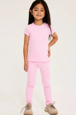Ribbade leggings