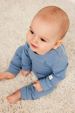 Ribbade leggings med justerbar längd