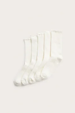 Ribbade strumpor 5-pack