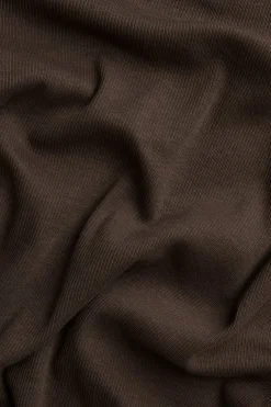 Ribbad långärmad topp