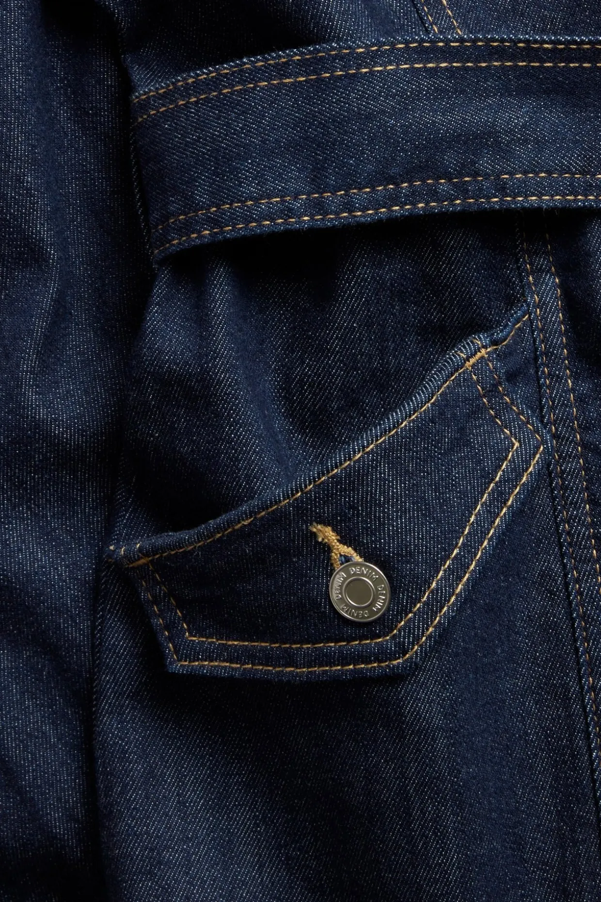 Ärmlös jeansklänning