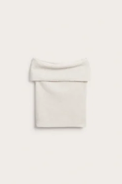 Ärmlös off shoulder-topp