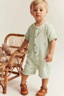Romper med päronmönster
