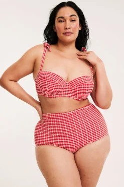 Rutig bikinitrosa hipster