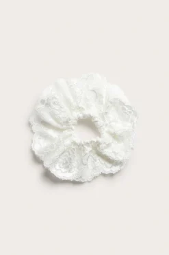 Scrunchie i spets