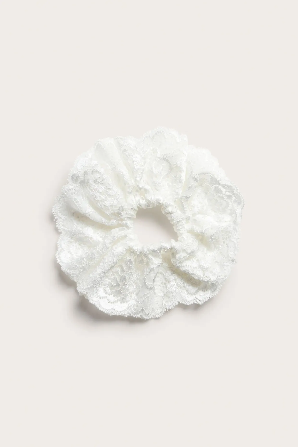 Scrunchie i spets