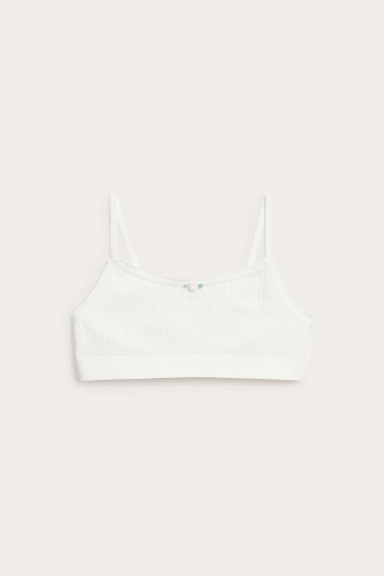 Seamless topp i pointelle