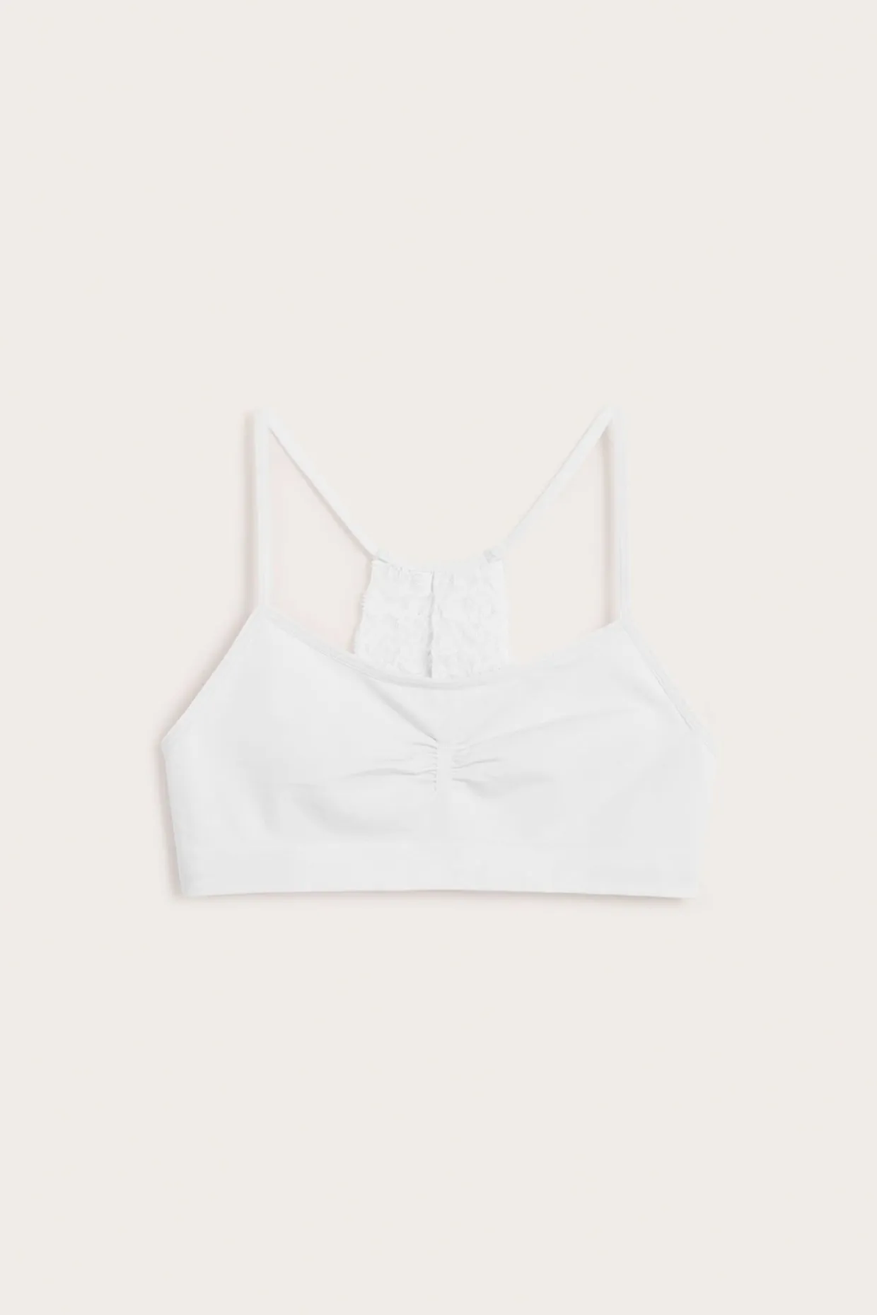 Seamless topp med spets