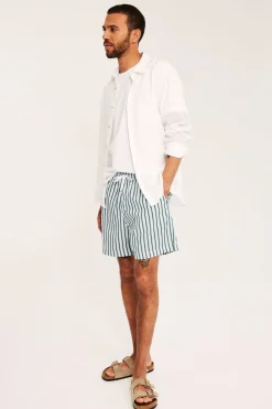 Shorts i bomullspoplin