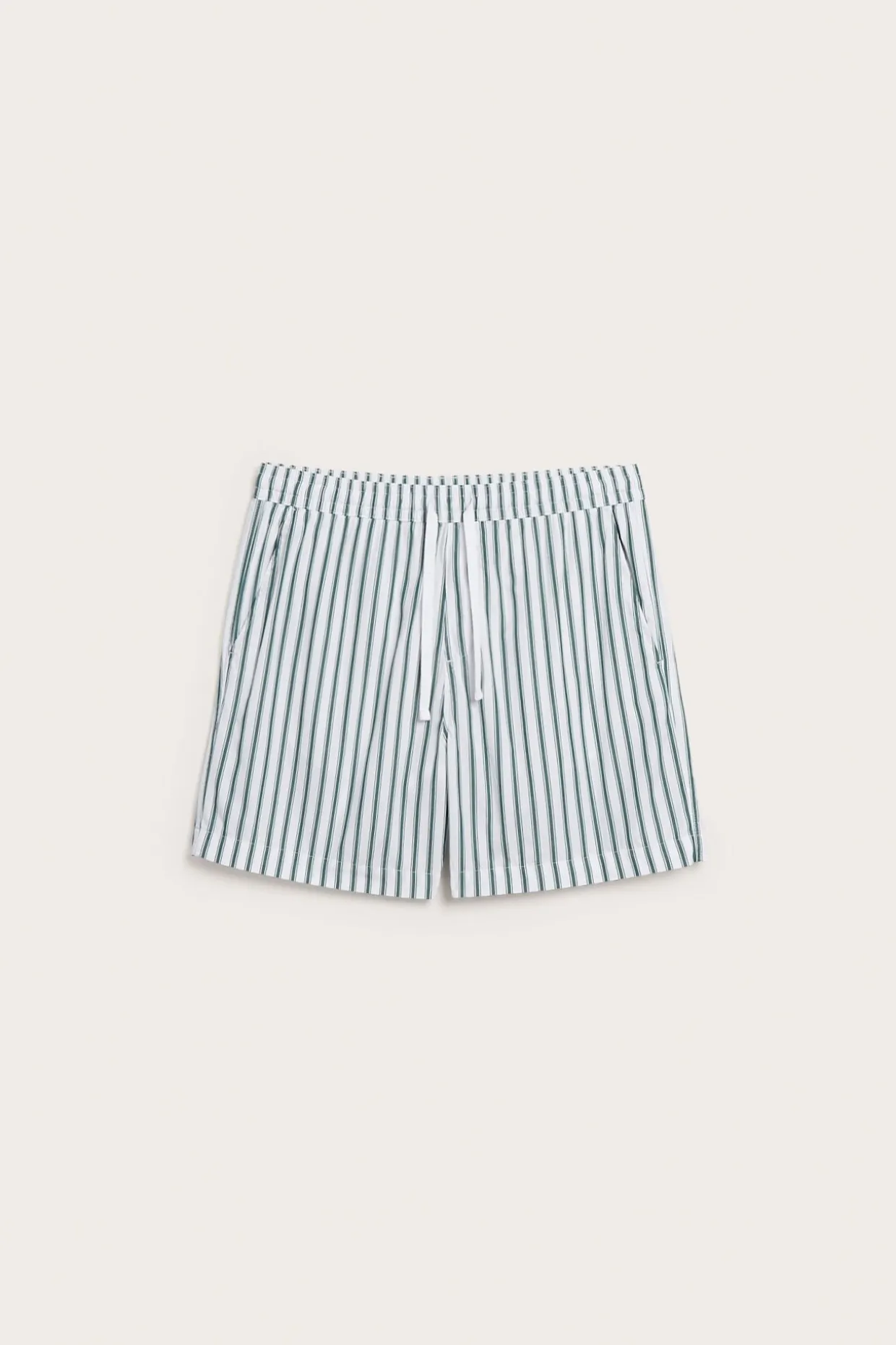 Shorts i bomullspoplin