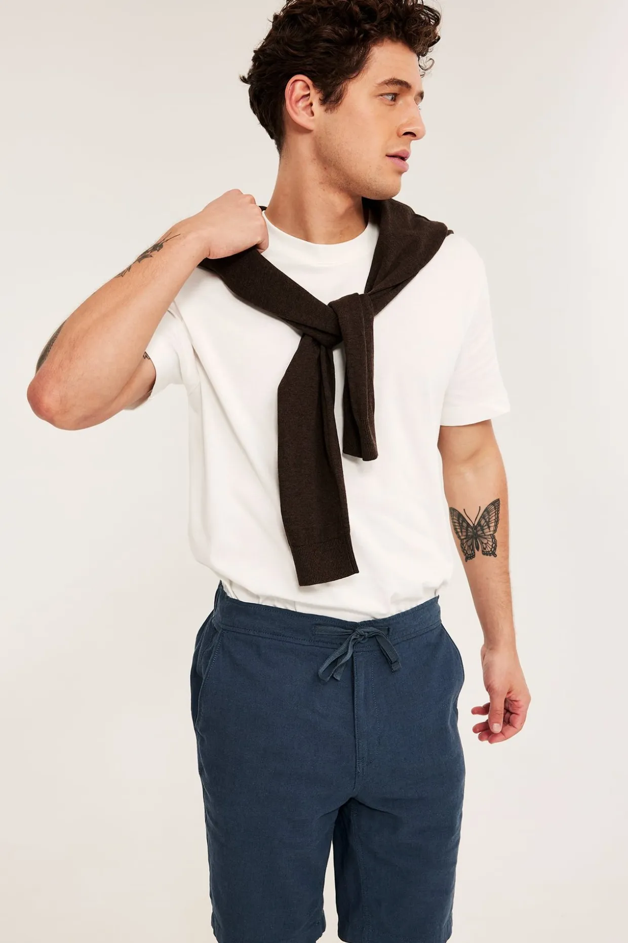 Shorts i linnemix