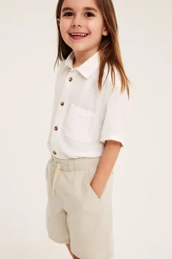 Shorts i linnemix