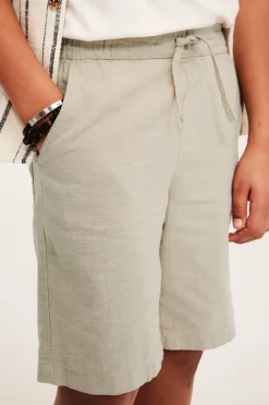 Shorts i linnemix
