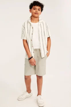 Shorts i linnemix