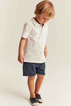 Shorts i slubtrikå