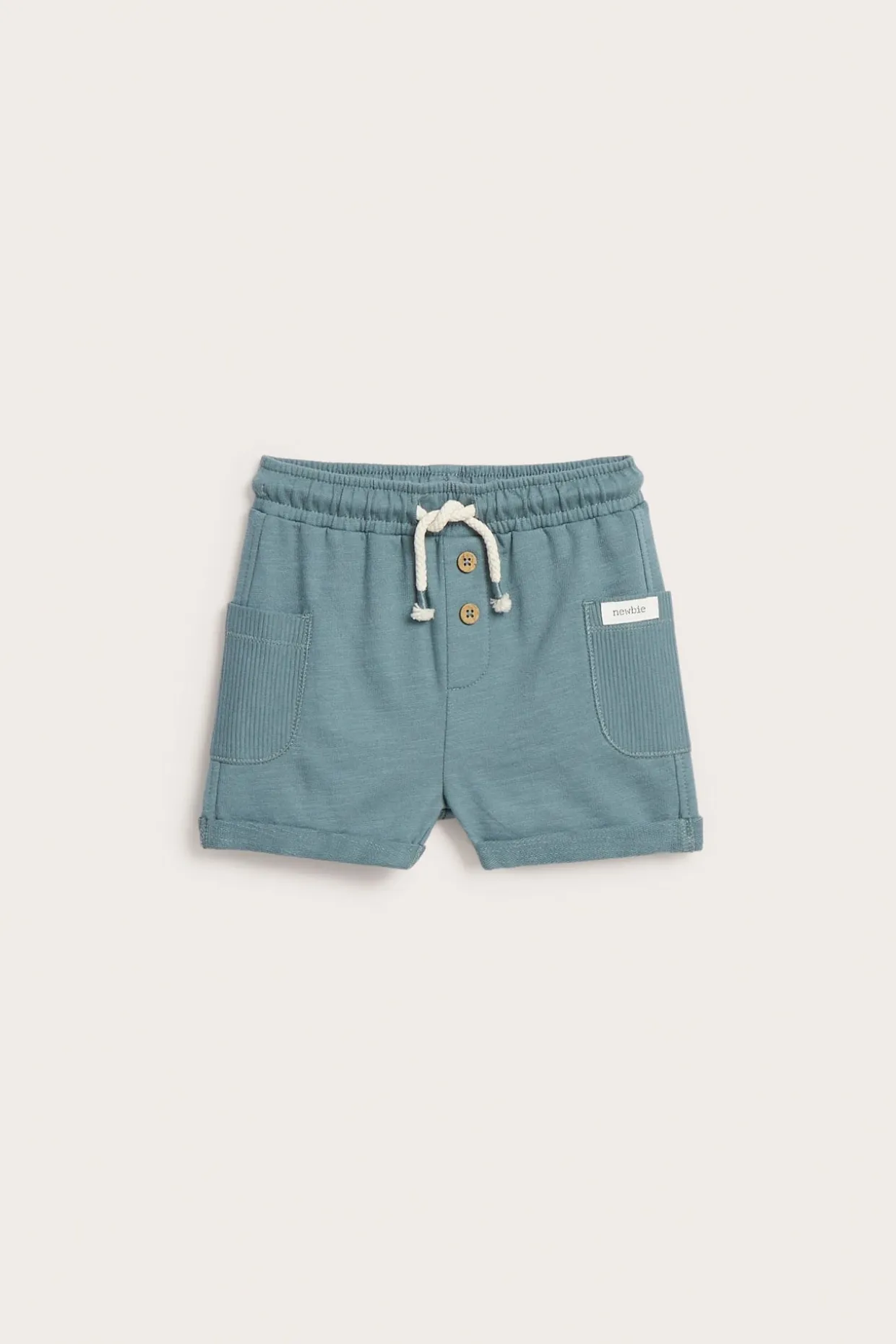 Shorts i slubtrikå