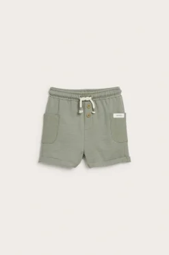 Shorts i slubtrikå
