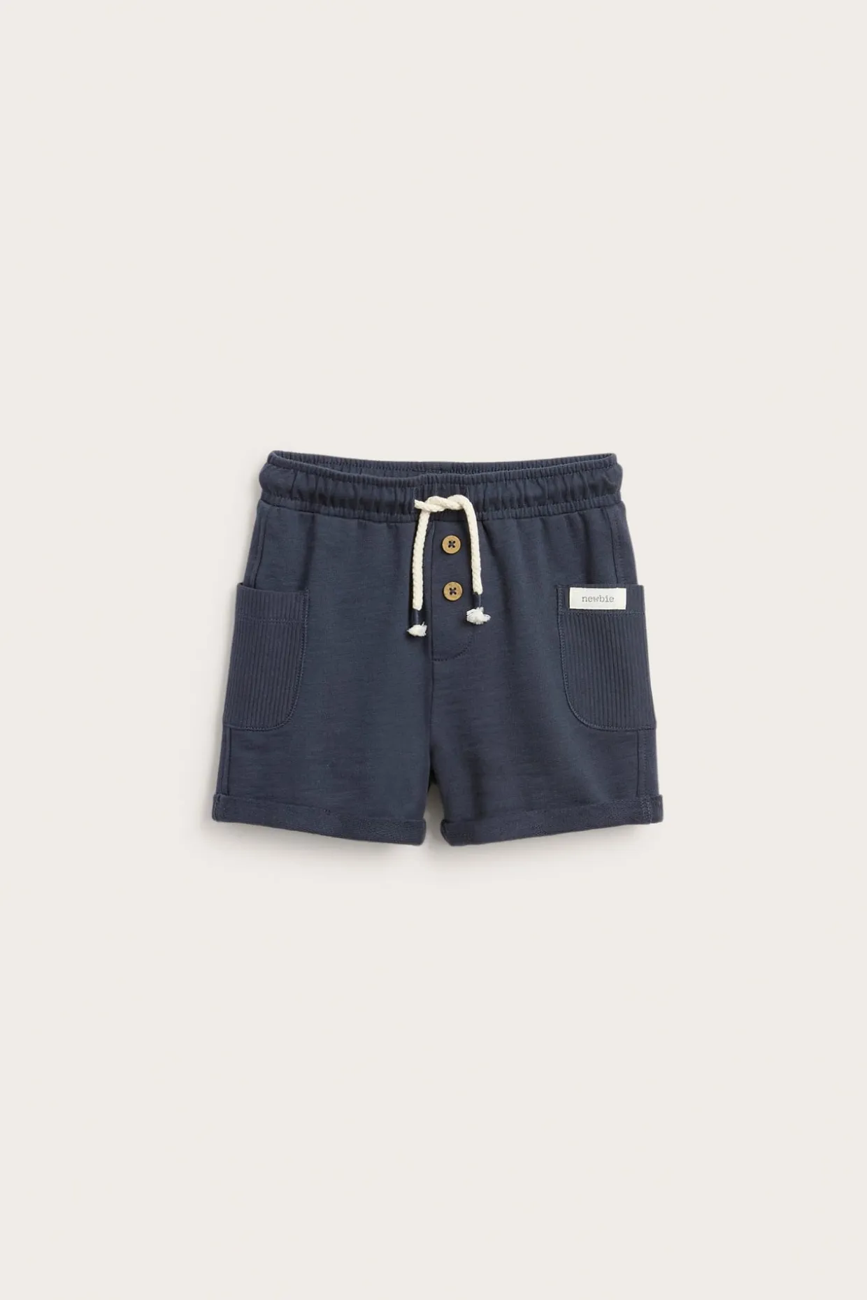 Shorts i slubtrikå
