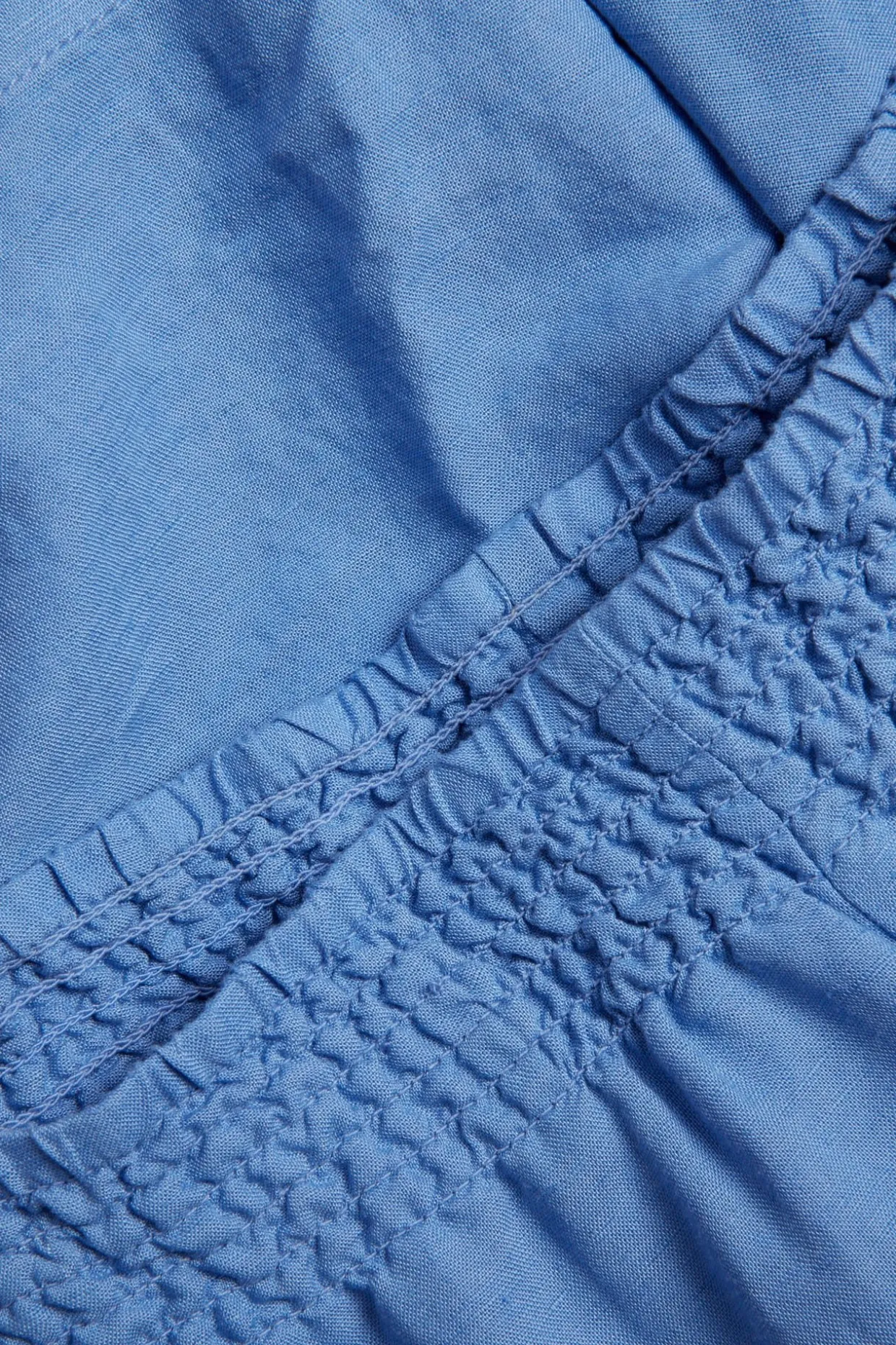Shorts i viskos och linnemix