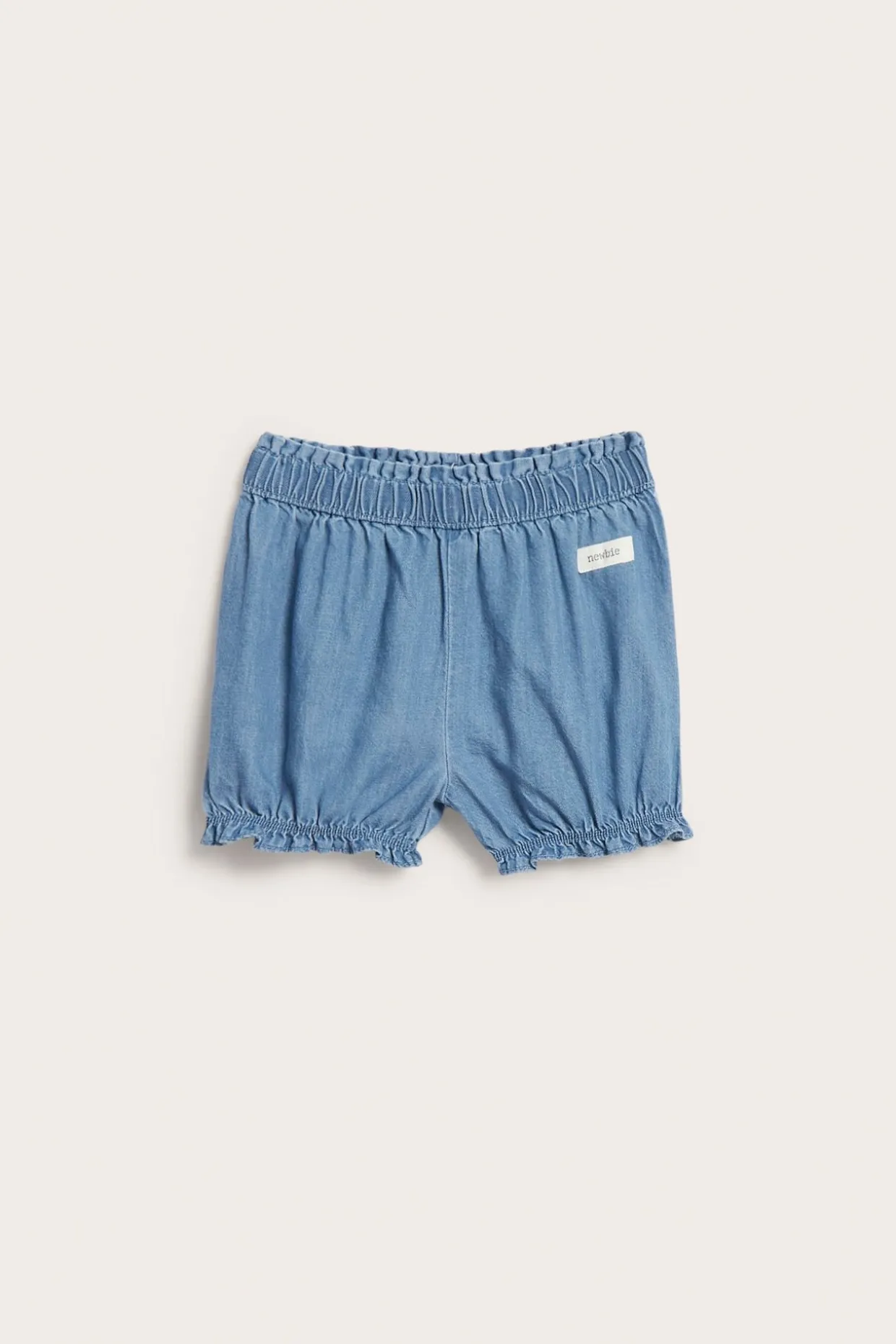 Shorts i vävd denim