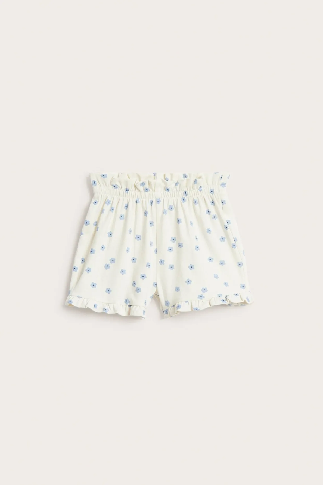 Shorts med volang