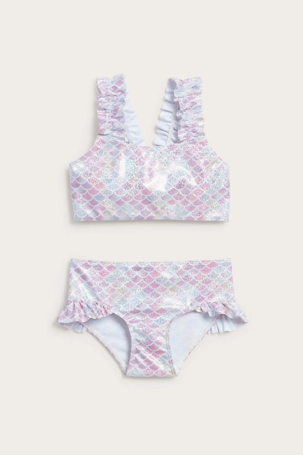 Sjöjungfrumönstrad bikini