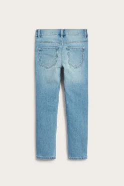 Slim jeggings med fjärilar