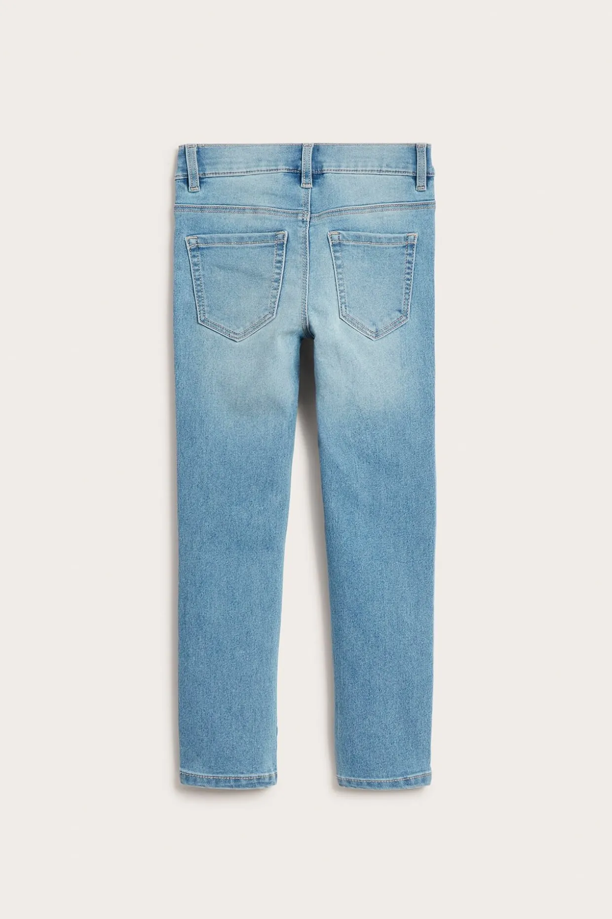 Slim jeggings med fjärilar