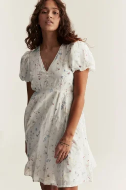 Småblommig klänning Newbie Woman