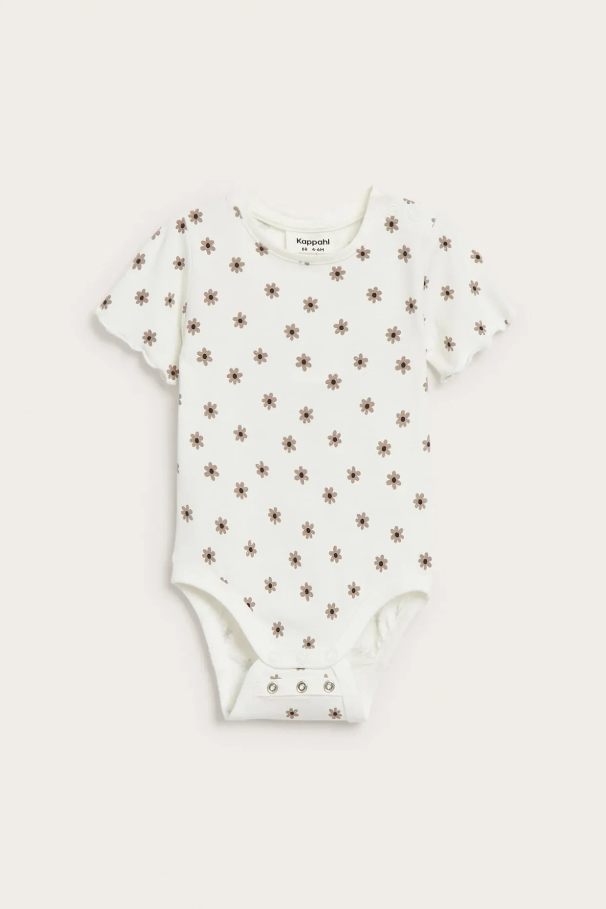 Småblommig kortärmad body