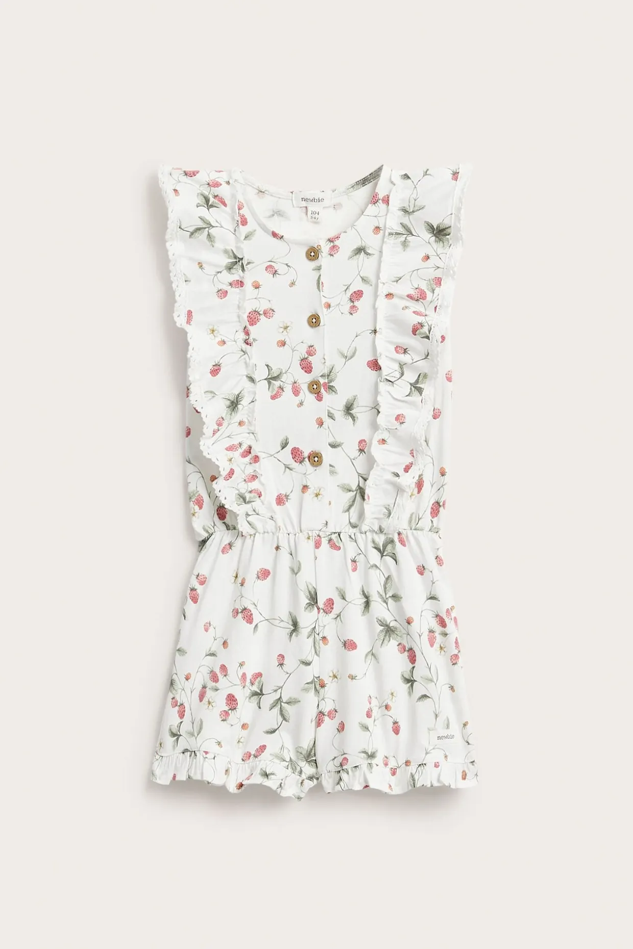 Smultronmönstrad jumpsuit