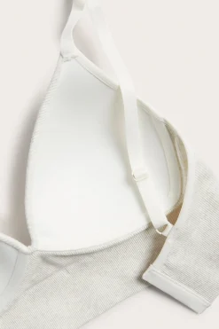 Soft ribbad seamless bh