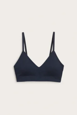 Soft ribbad seamless bh