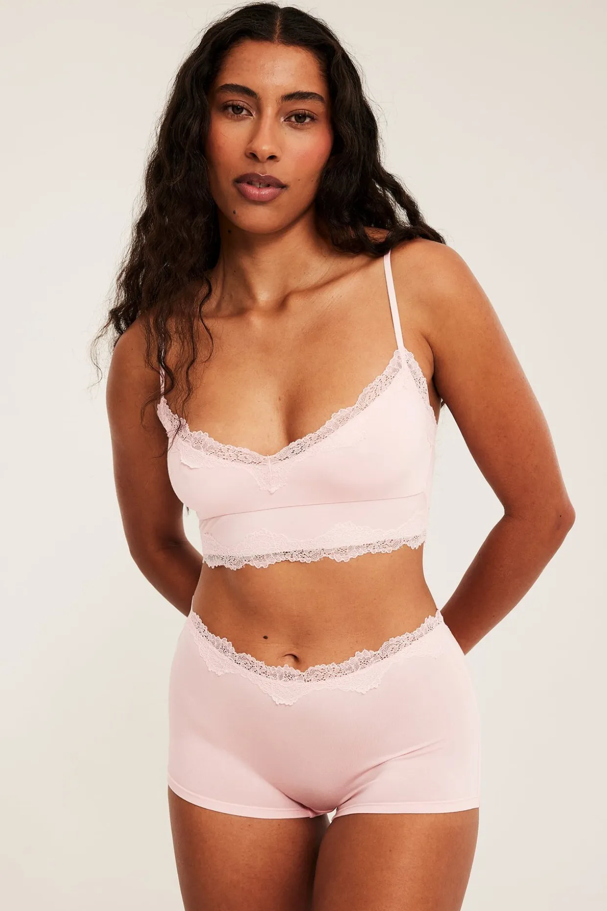 Spetsbralette i modal