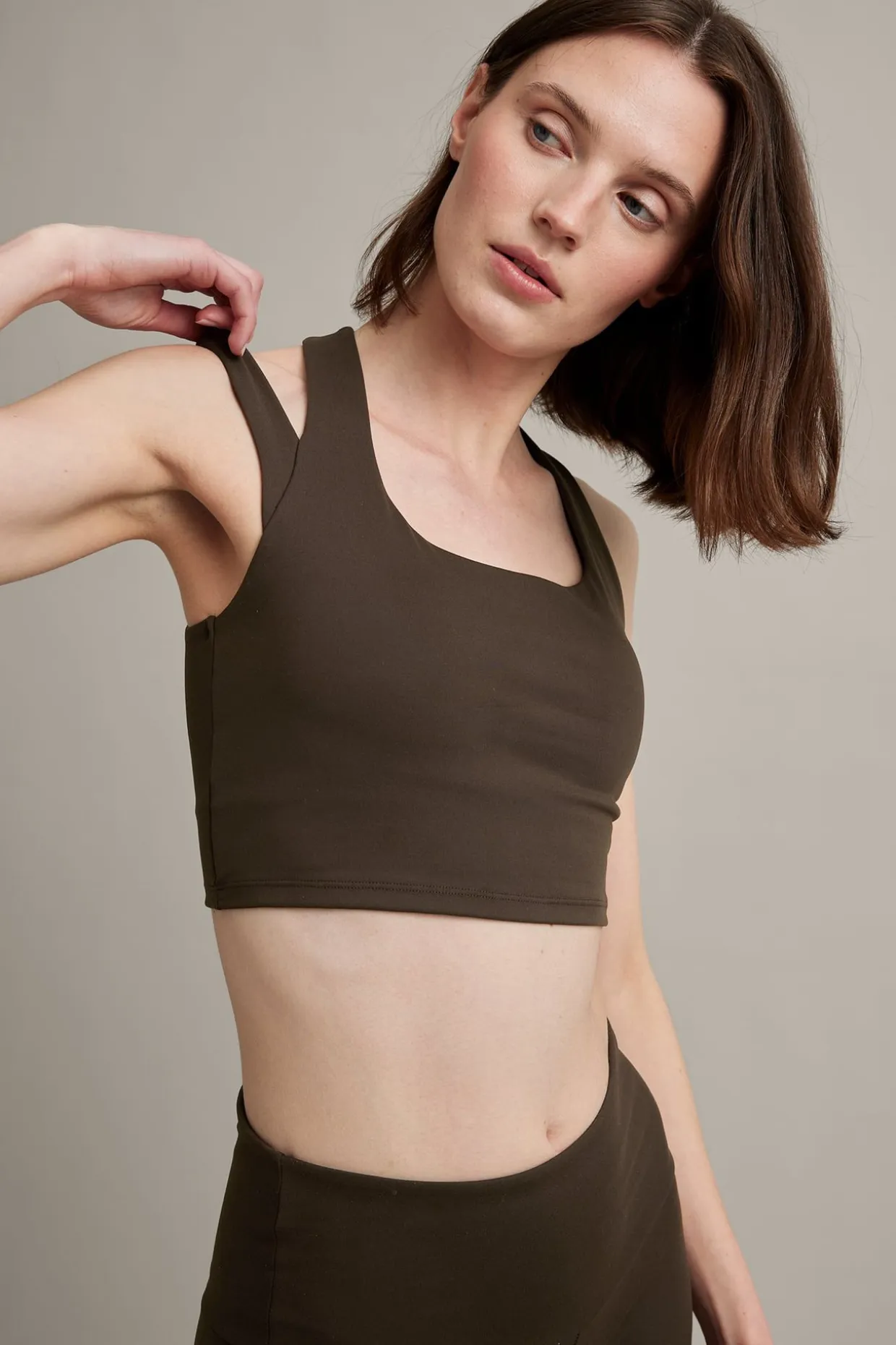 Sport-topp i mjuk stretchjersey