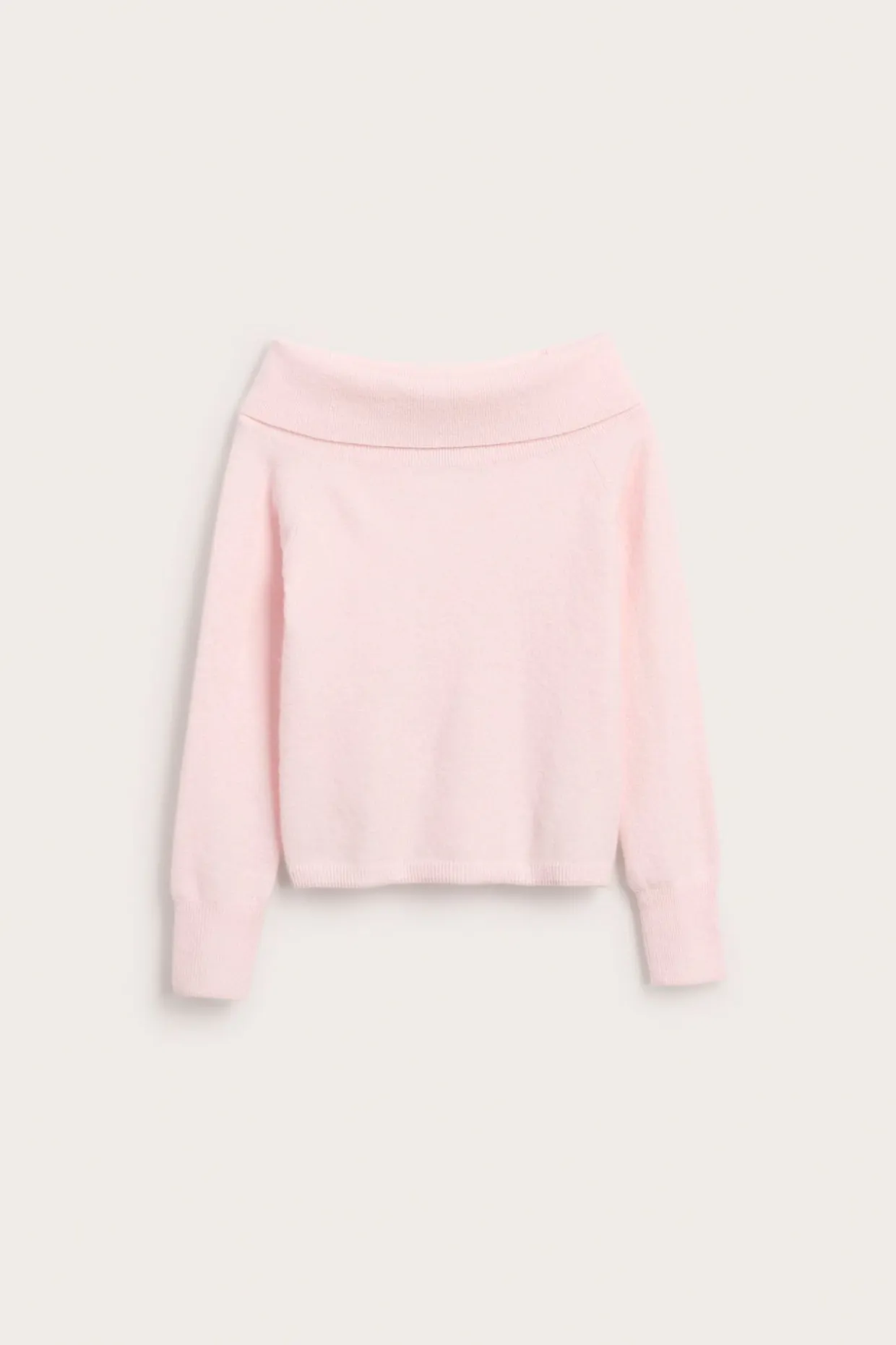 Stickad off shoulder-tröja