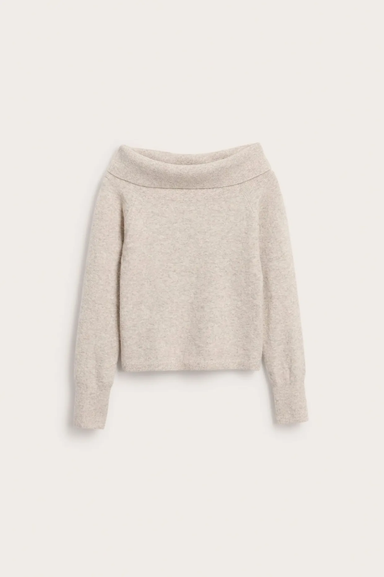 Stickad off shoulder-tröja