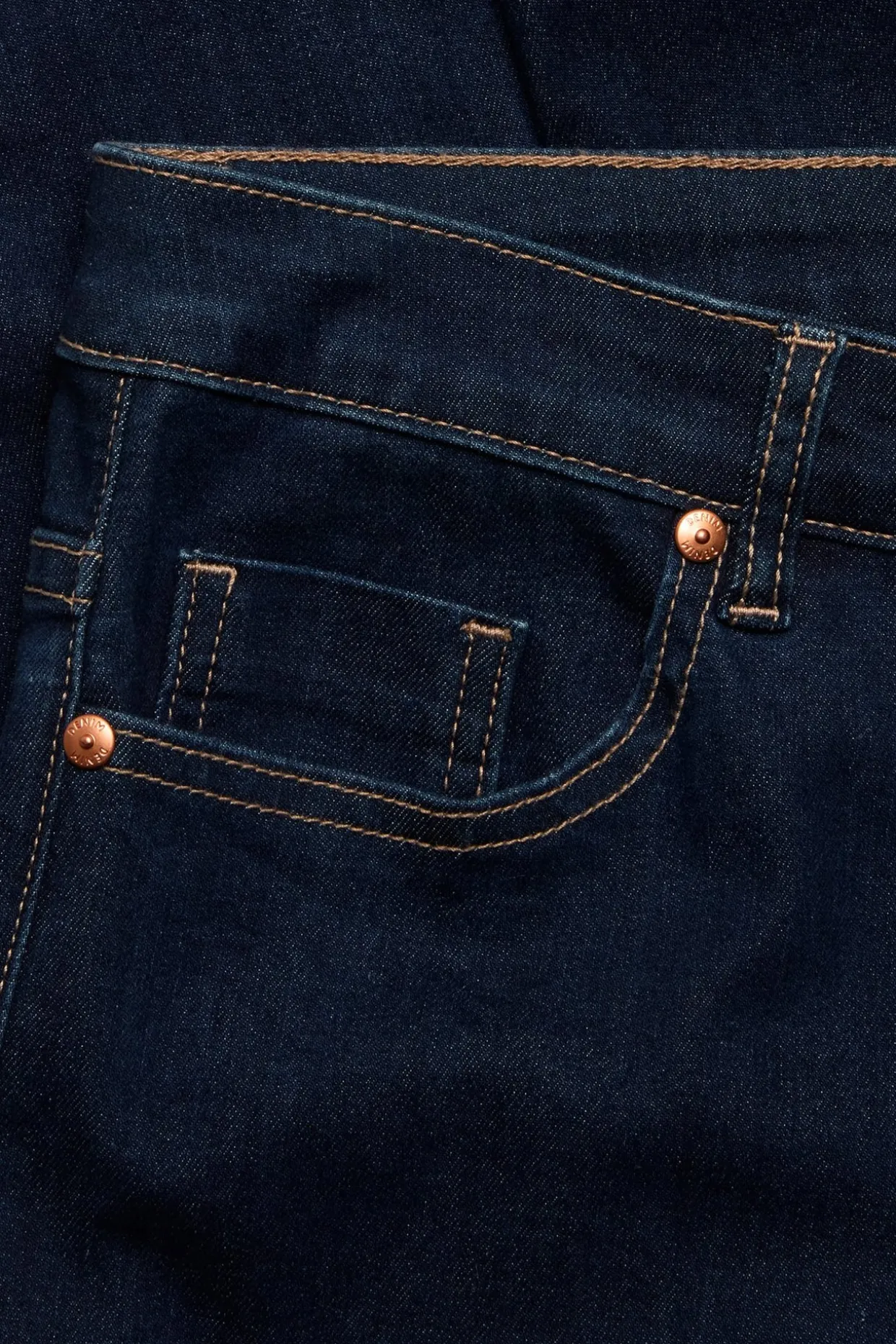 Straight jeans mid waist short leg