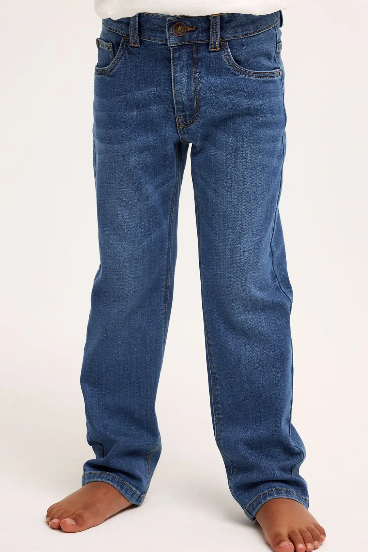 Straight jeans tough wear