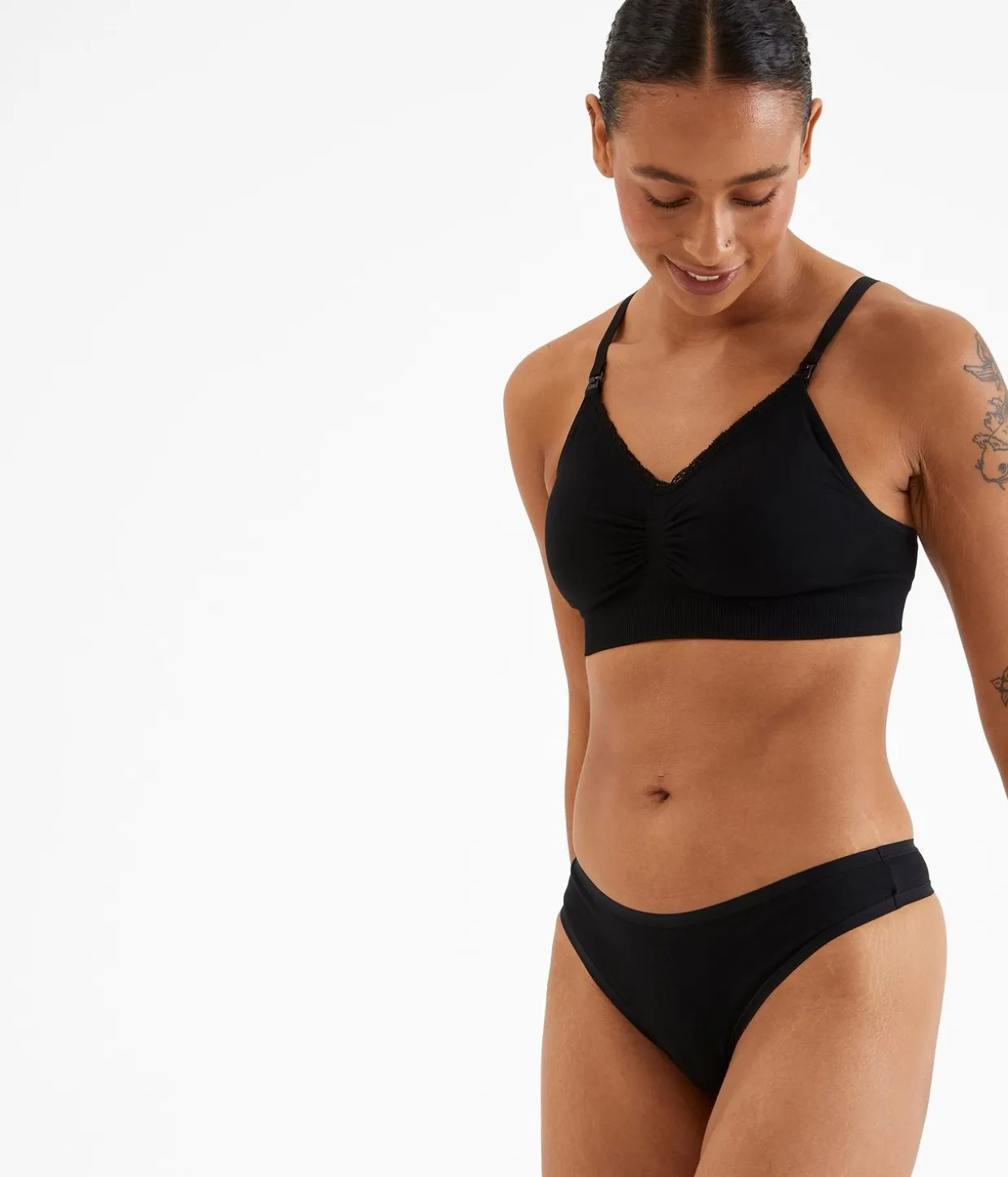 Stringtrosa 3-pack i bomull
