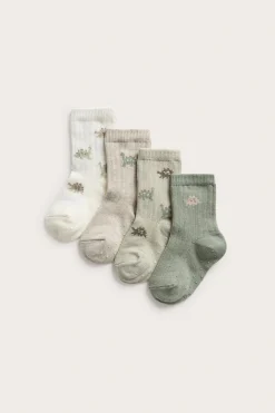 Strumpor med dinosaurier 4-pack