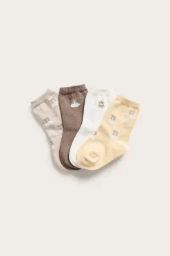 Strumpor med nallar 4-pack