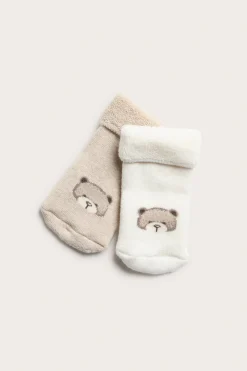 Strumpor 2-pack med nallar