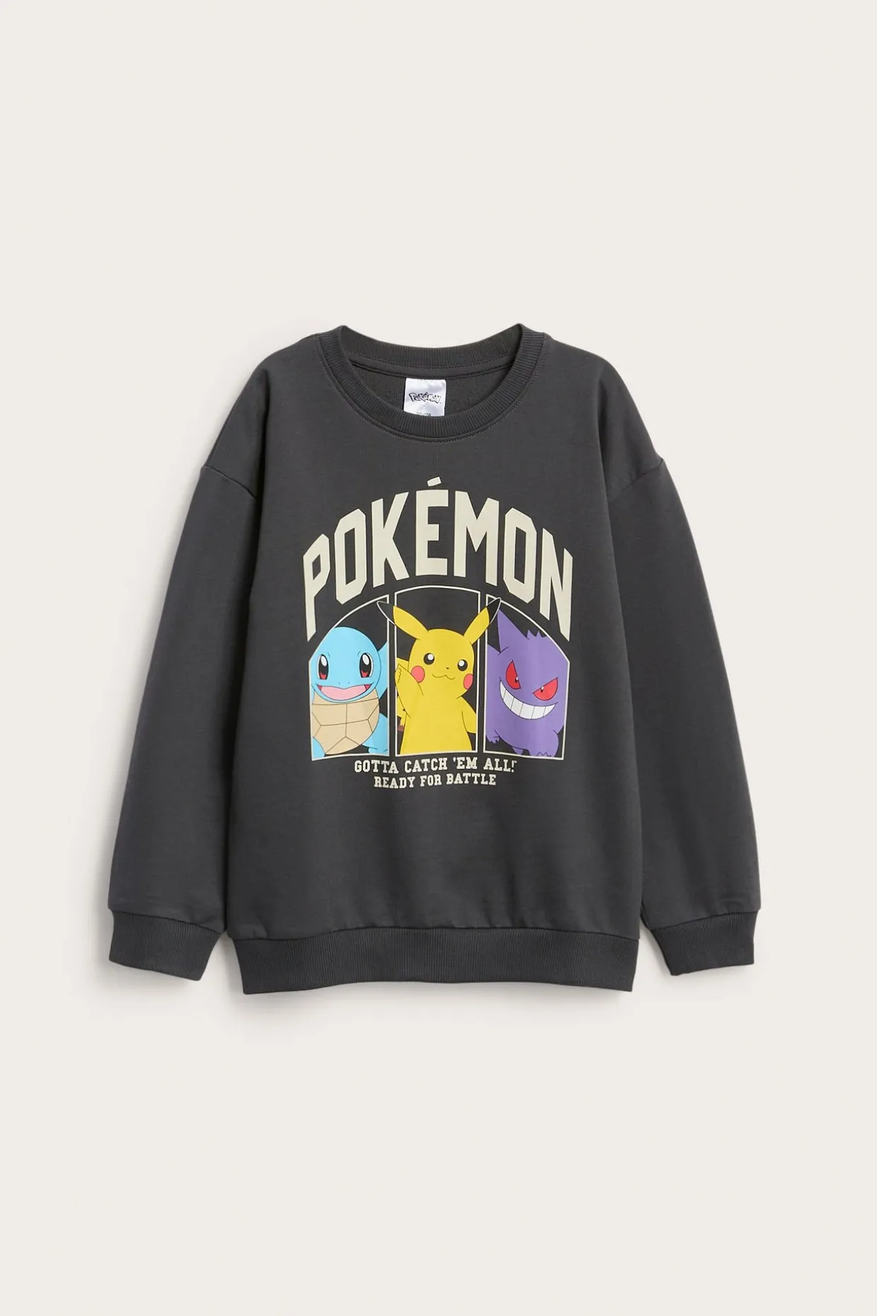 Sweashirt med Pokémonmotiv
